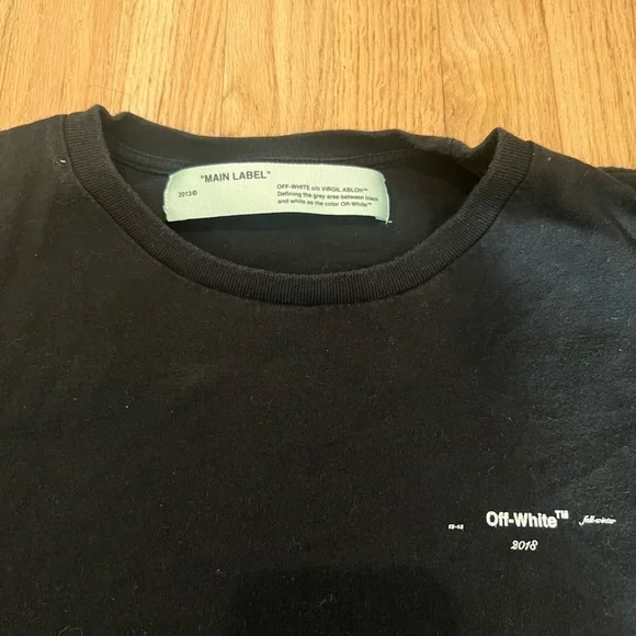 Off-White 3D Arrow Short Sleeve Ordinary Version Black